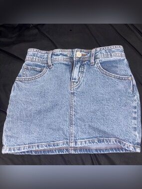 Target Light Blue Denim Mini Skirt
